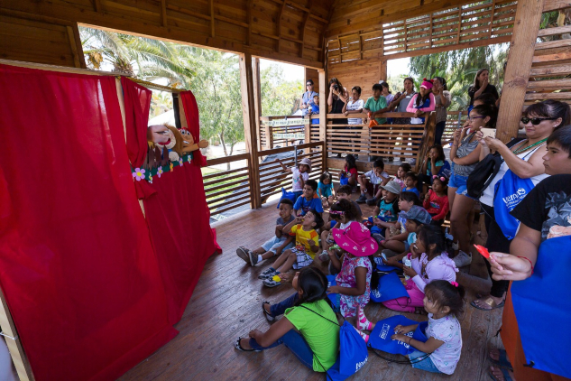 Niños de los valles disfrutaron de actividades culturales y deportivas en Parque Centenario